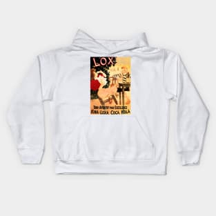 LOX APERITIF PAR EXCELLENCE Vintage French Liqueur Advertisement by Georges Meunier Kids Hoodie